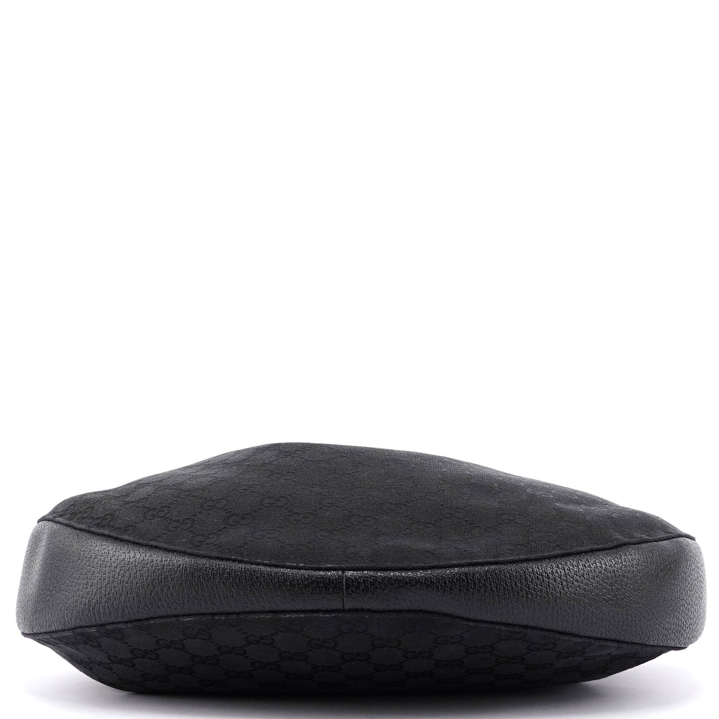 Black GG Round Hobo Shoulder Bag