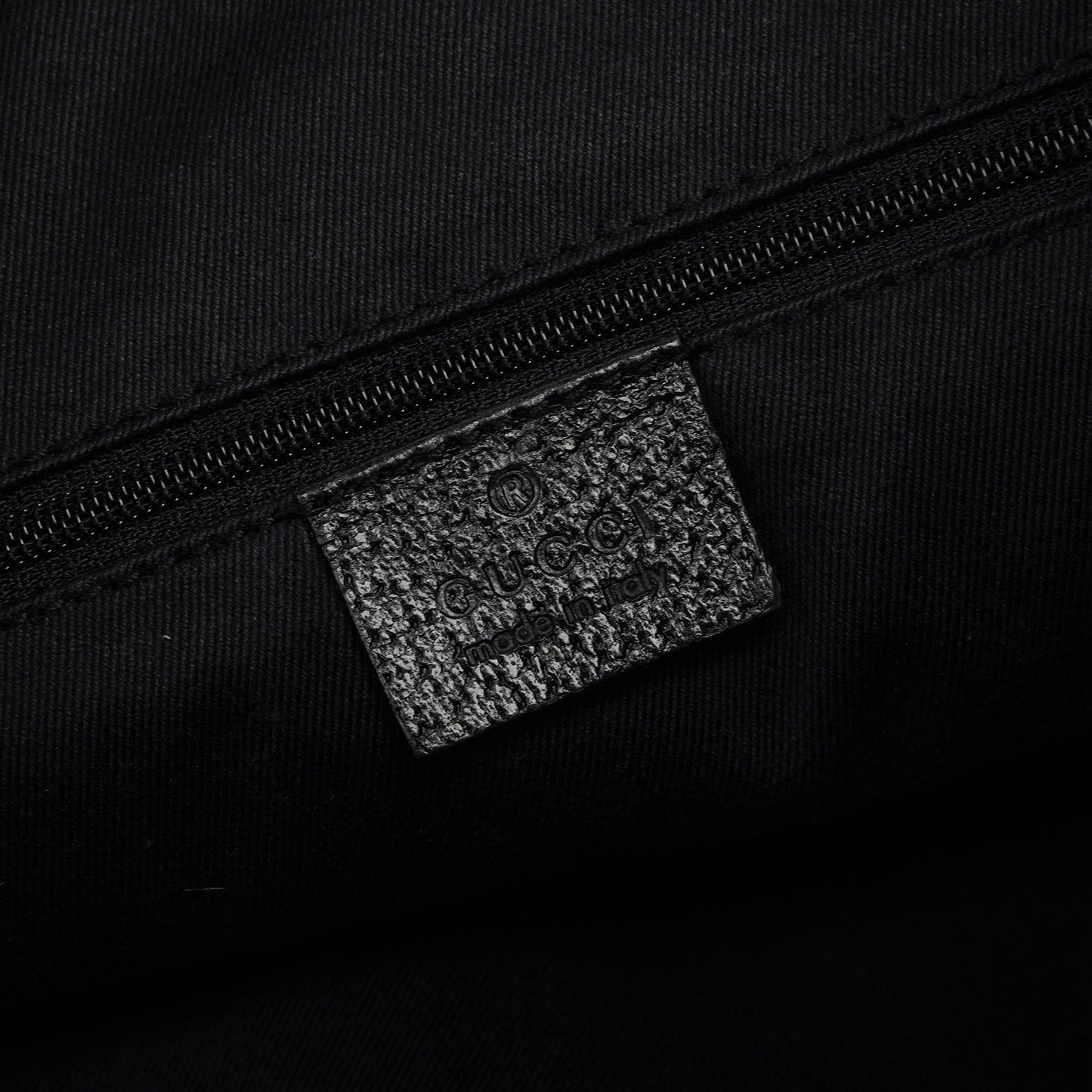 Black GG Round Hobo Shoulder Bag