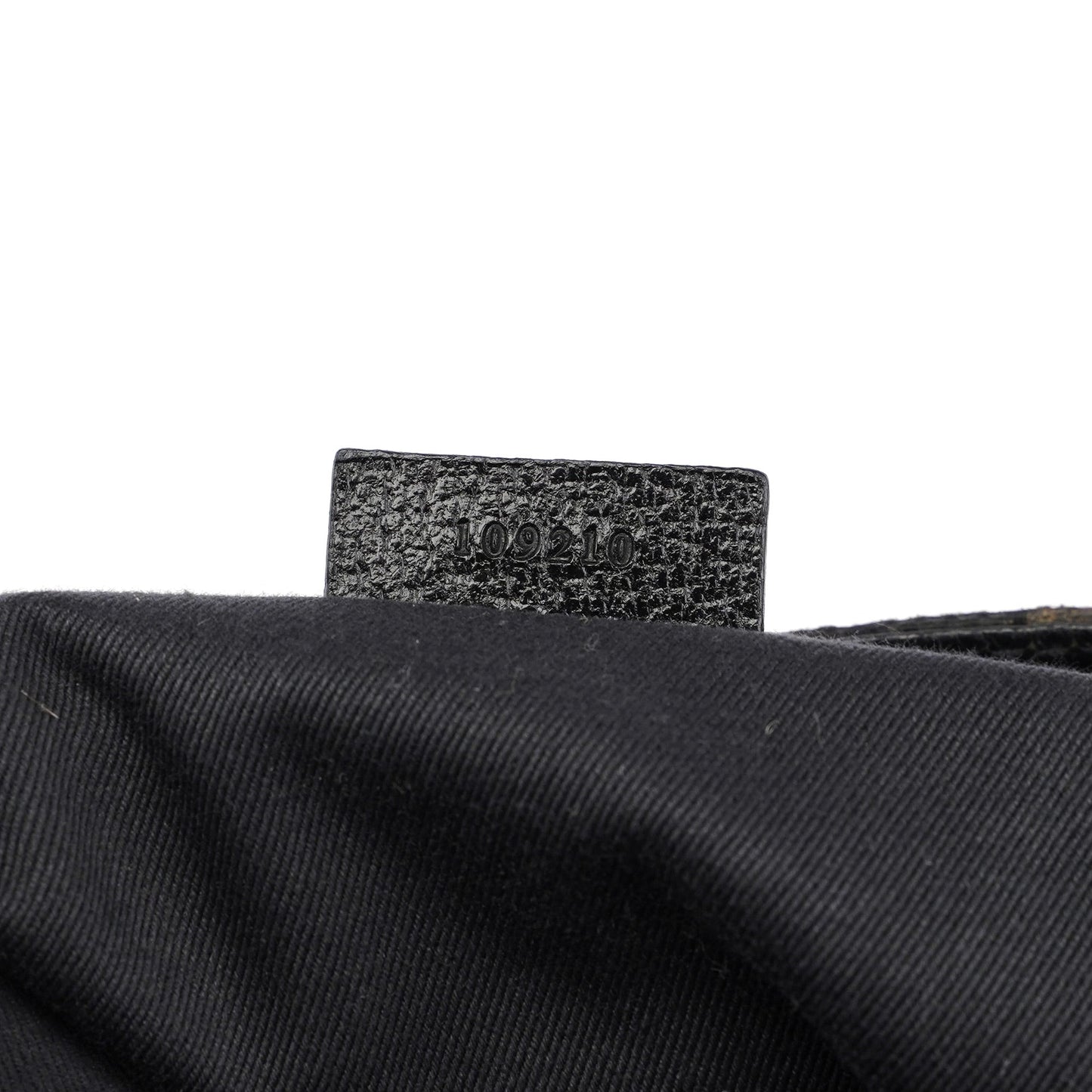 Black GG Round Hobo Shoulder Bag