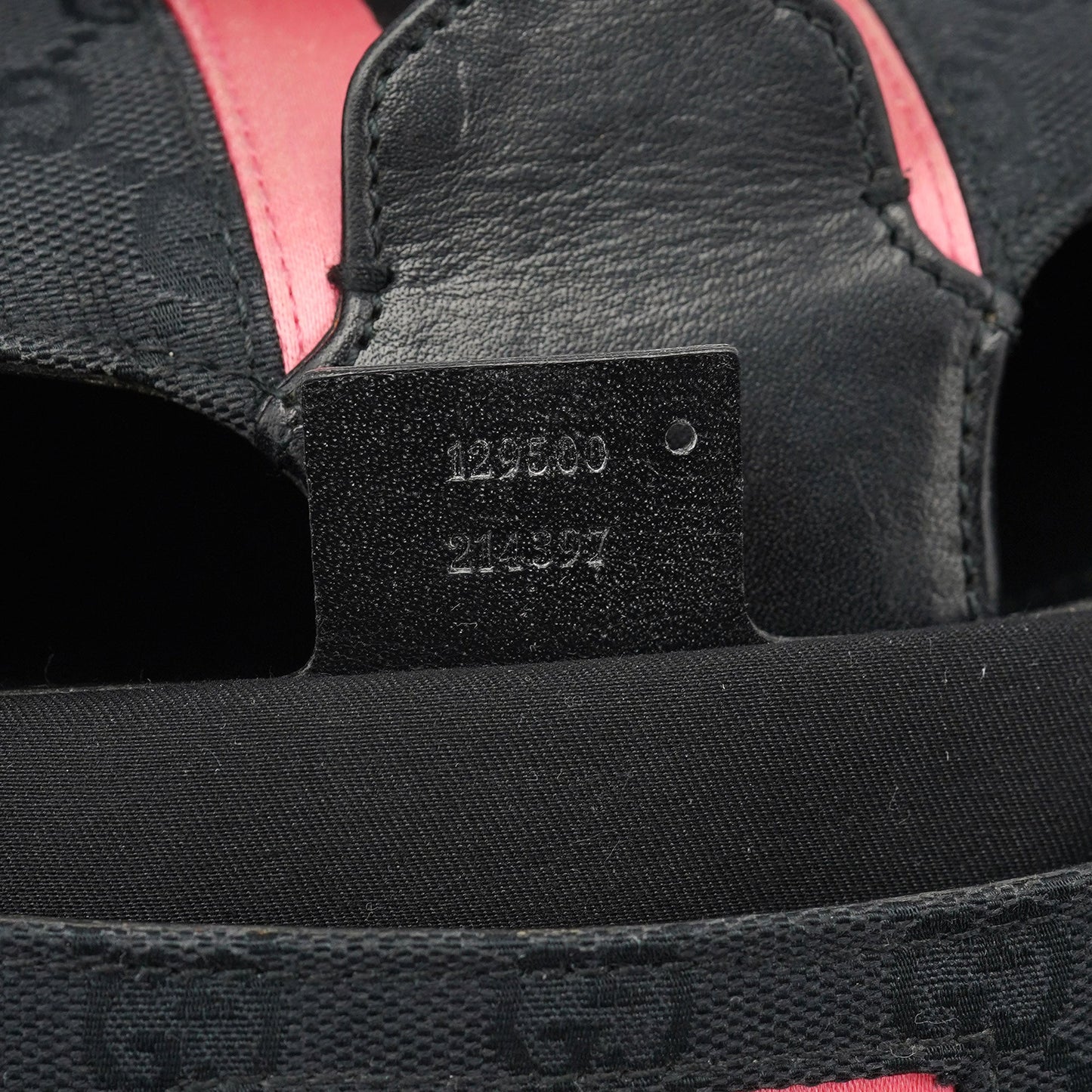 Black GG Satin Horsebit Shoulder Bag