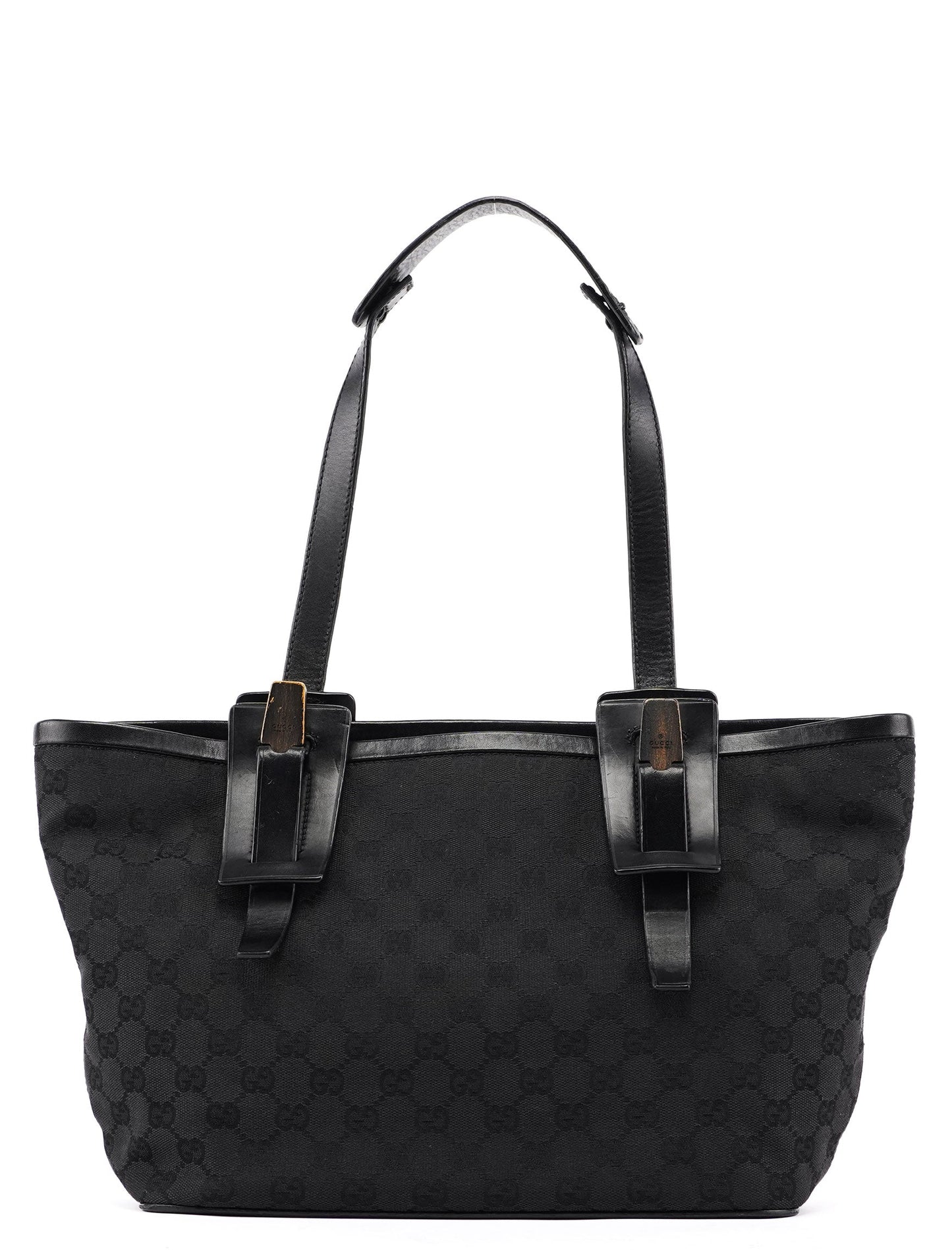 Black GG Shoulder Tote Bag