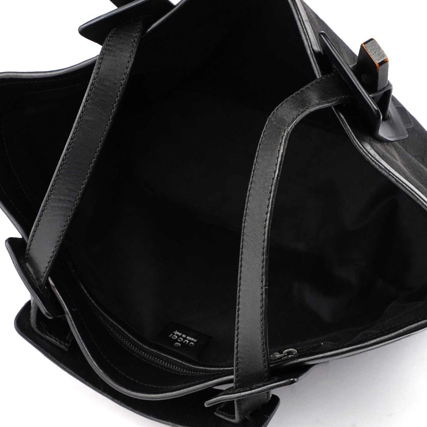Black GG Shoulder Tote Bag