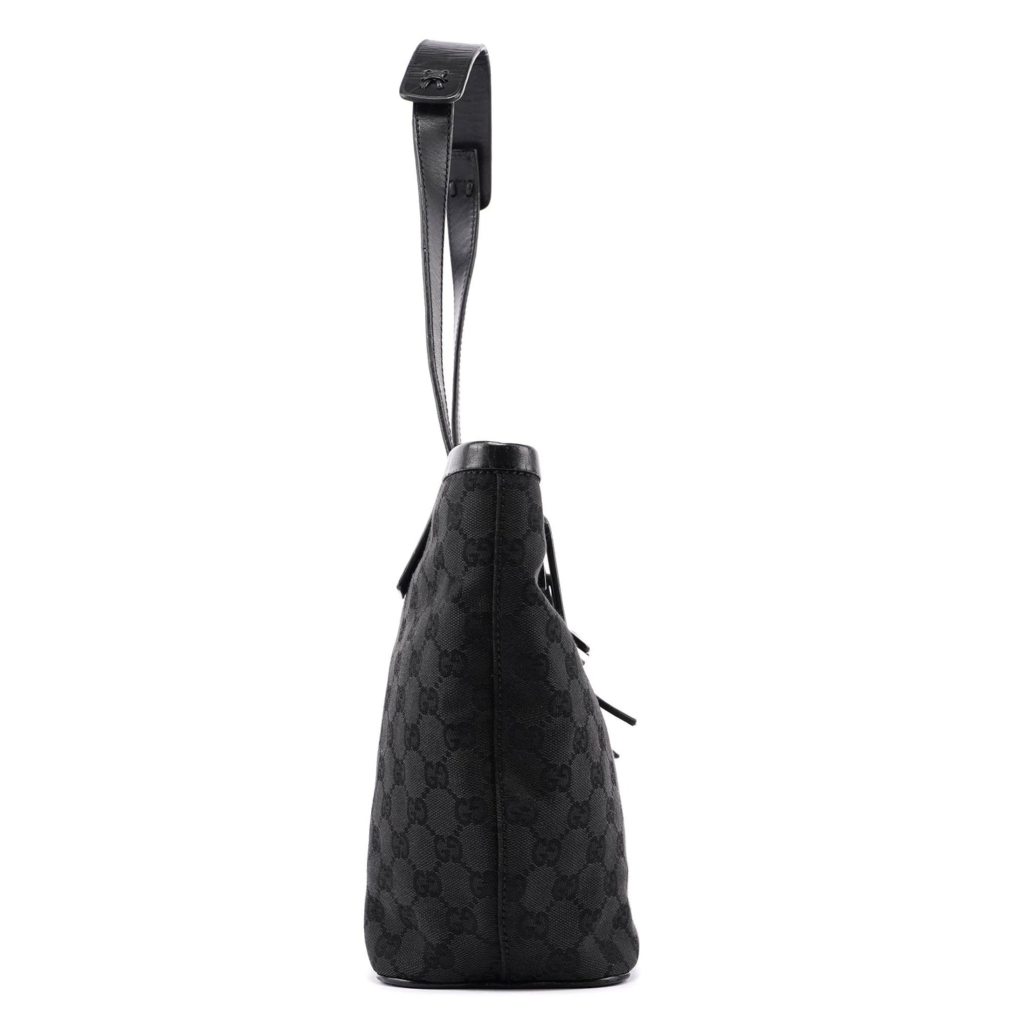 Black GG Shoulder Tote Bag