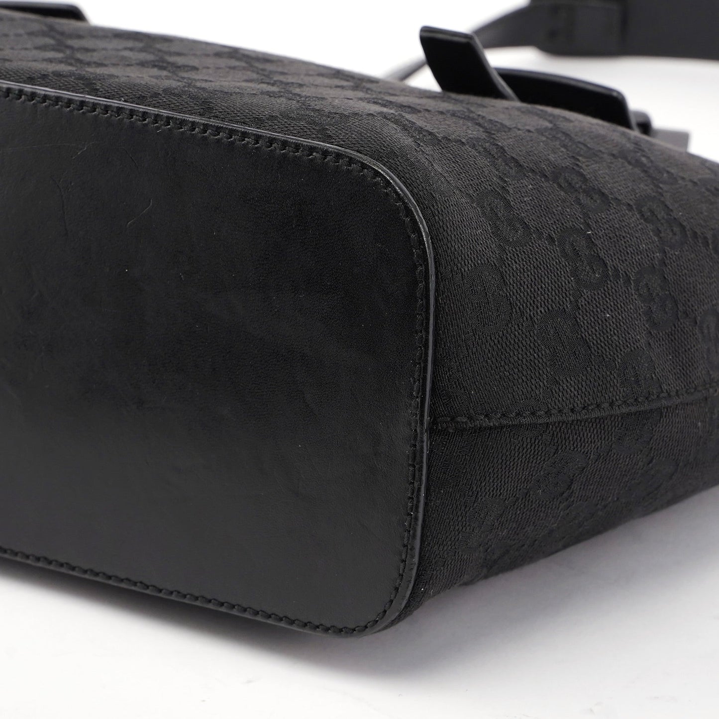Black GG Shoulder Tote Bag