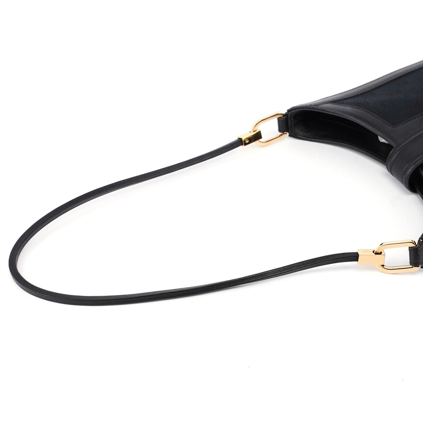 Black GG Square G Shoulder Bag