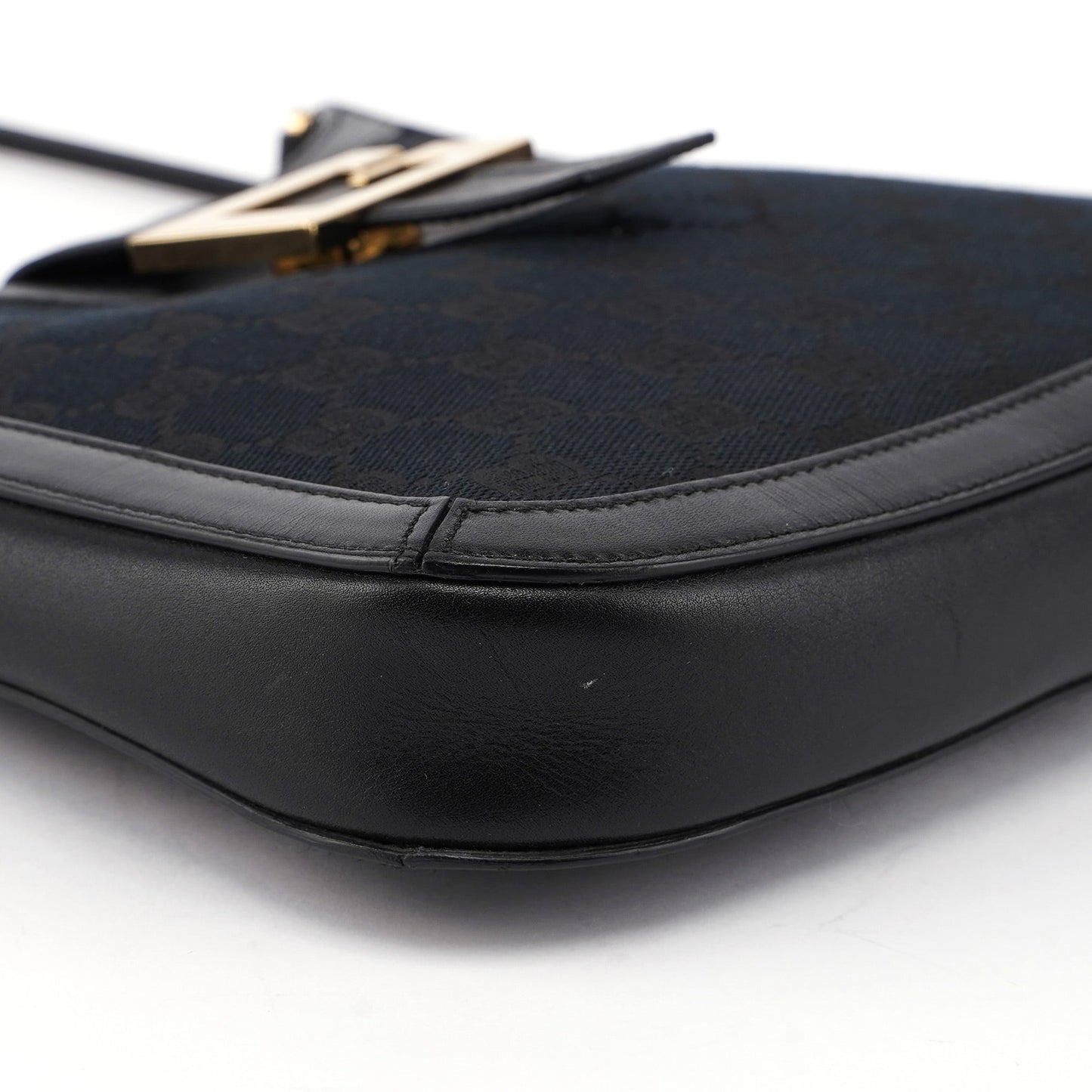 Black GG Square G Shoulder Bag