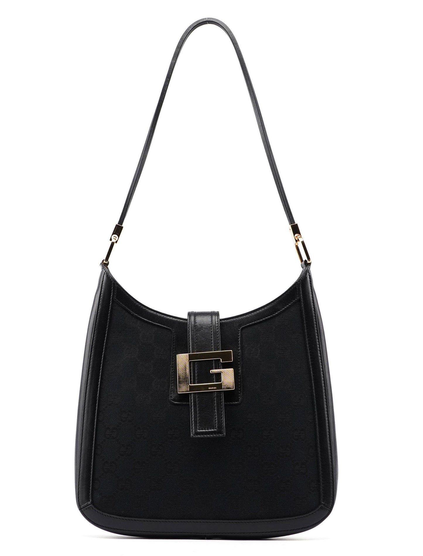 Black GG Square G Shoulder Bag