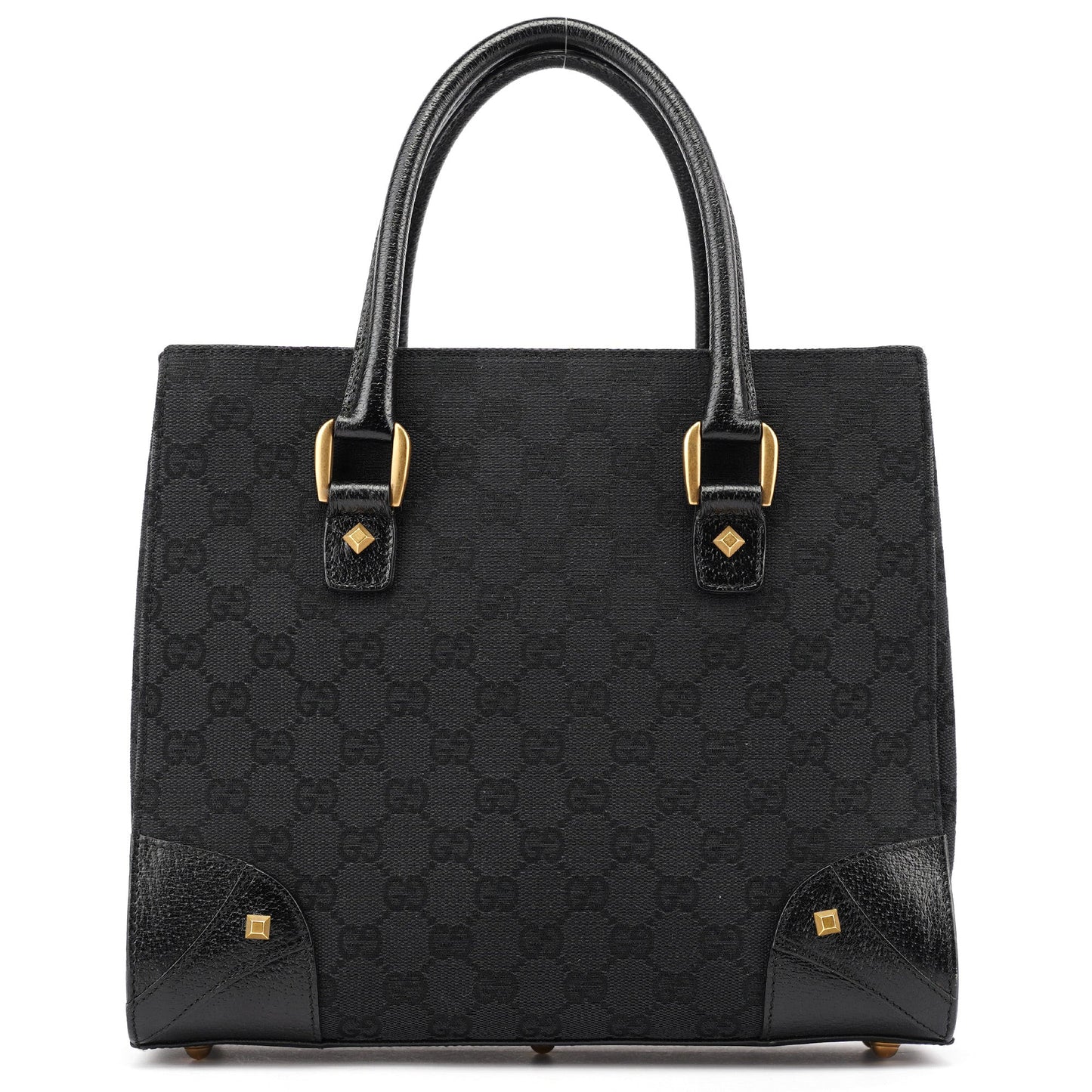 Black GG Studded Tote Bag