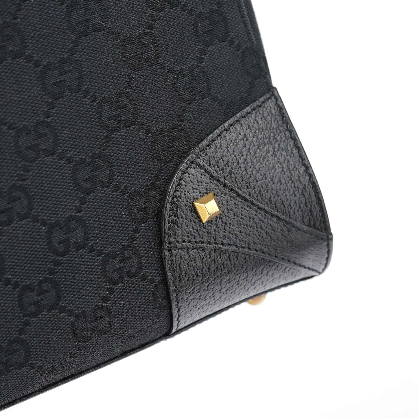 Black GG Studded Tote Bag