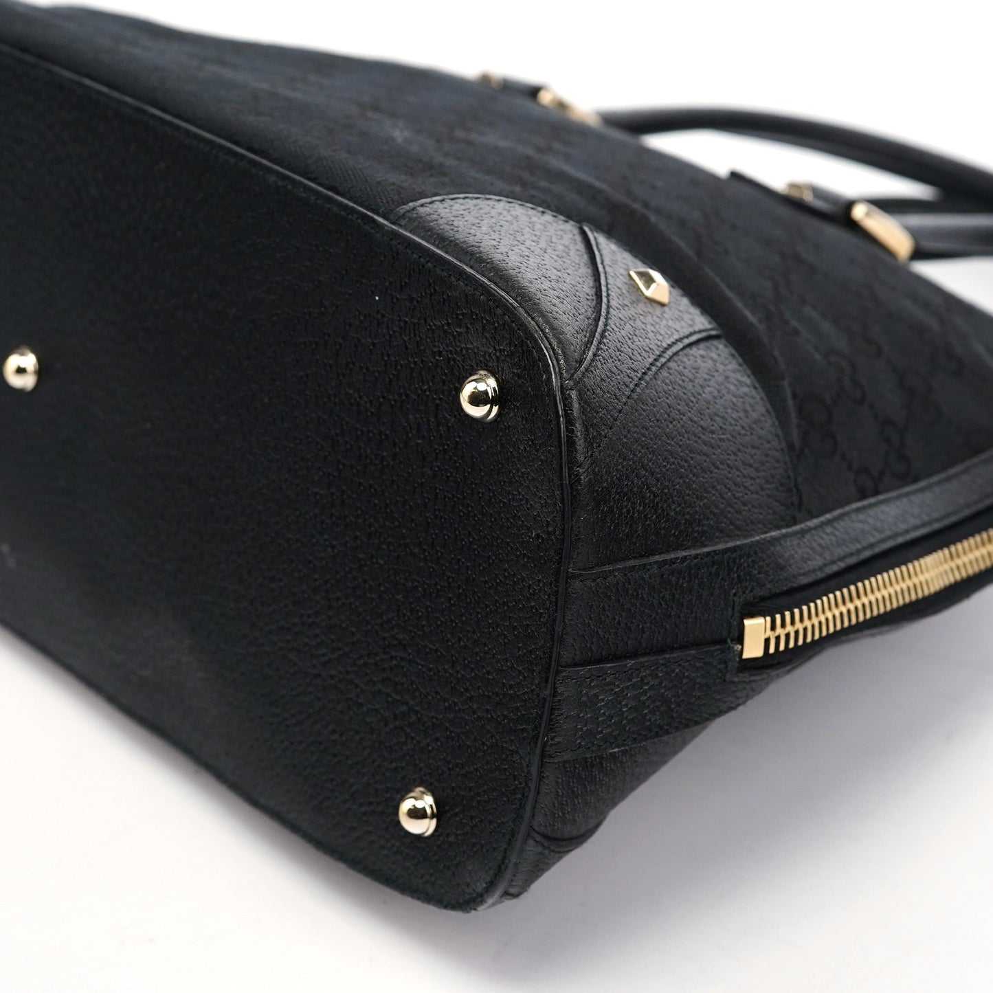 Black GG Studded Tote Bag