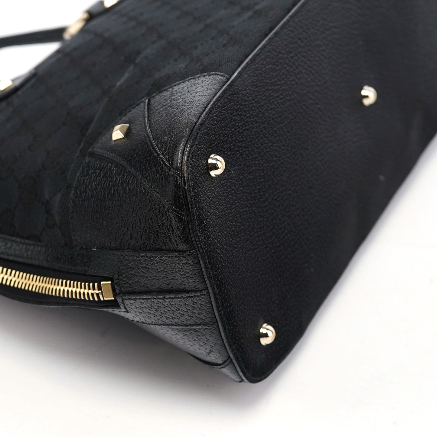 Black GG Studded Tote Bag