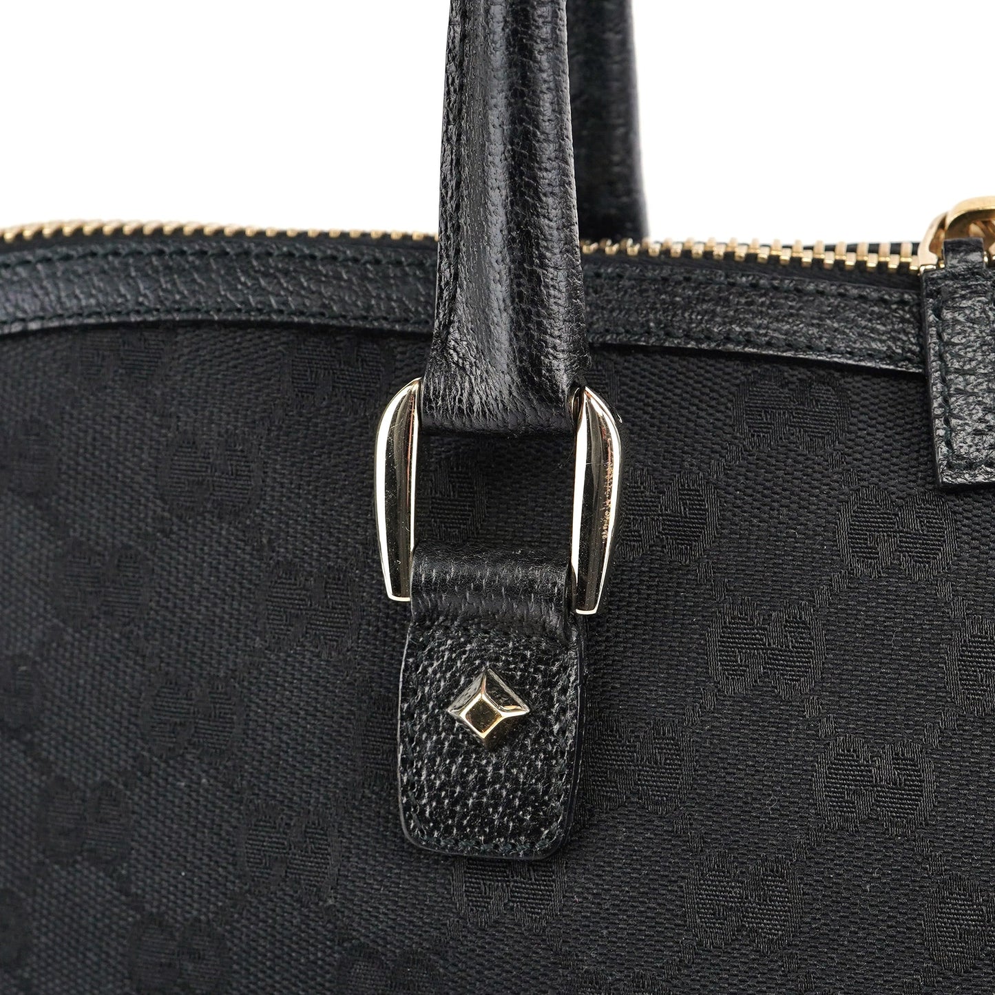 Black GG Studded Tote Bag