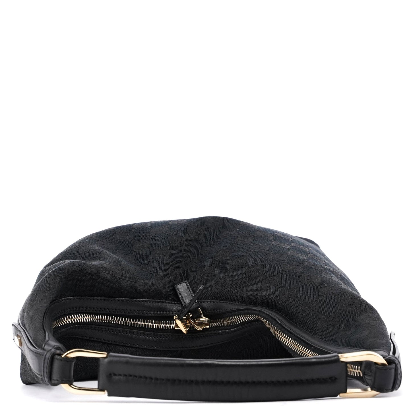 Black GG V Hobo Shoulder Bag