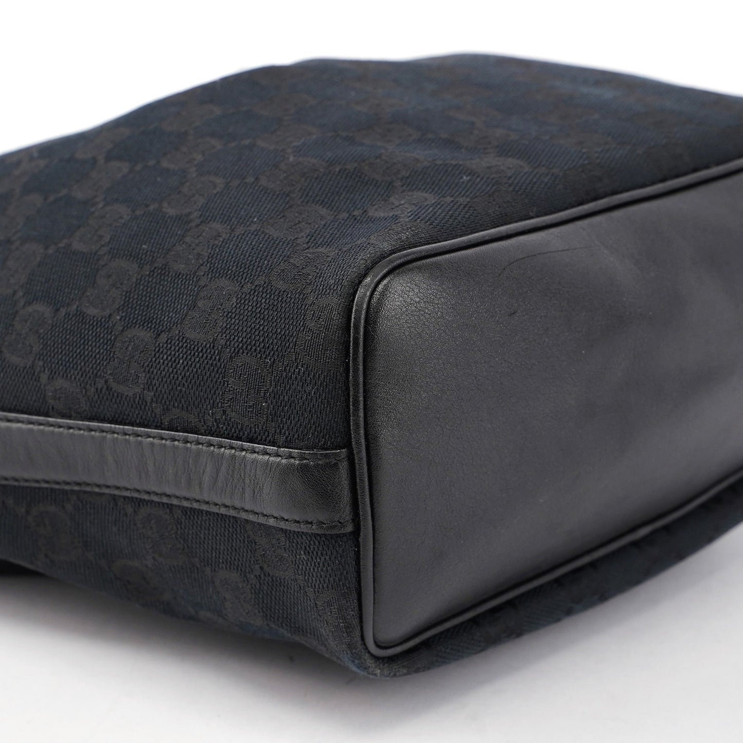 Black GG V Hobo Shoulder Bag