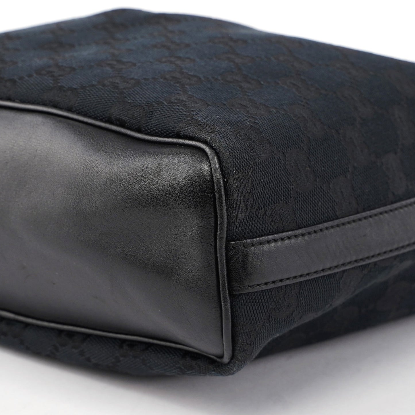 Black GG V Hobo Shoulder Bag