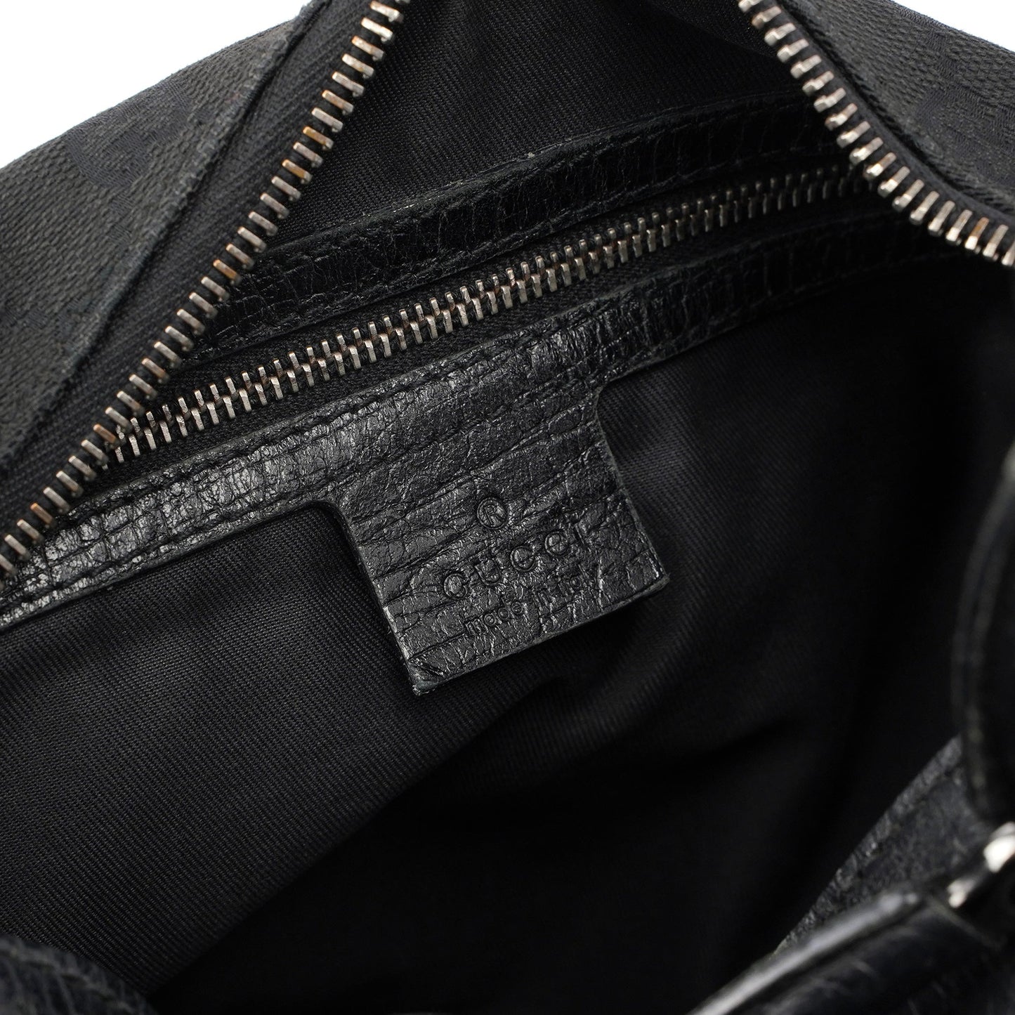 Black Horsebit Hobo Shoulder Bag