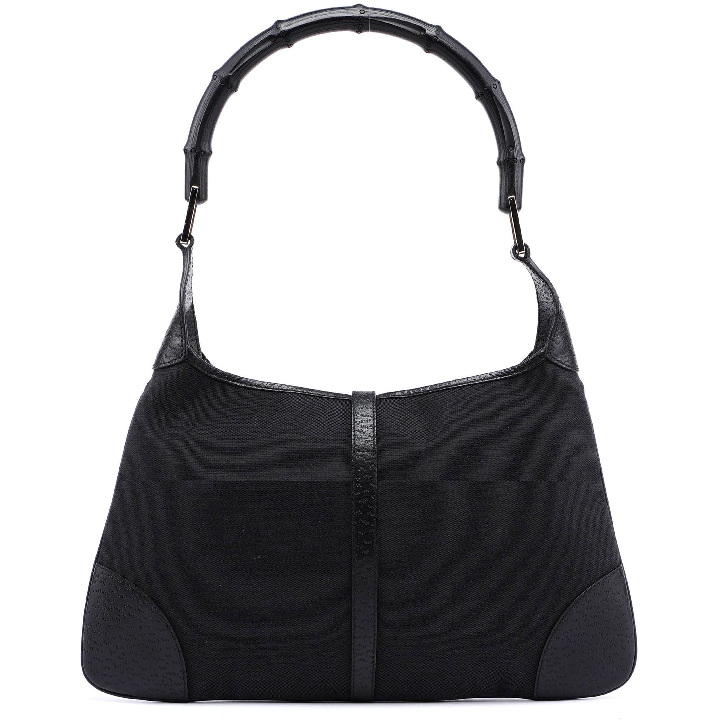 Black Jackie Bamboo Bag