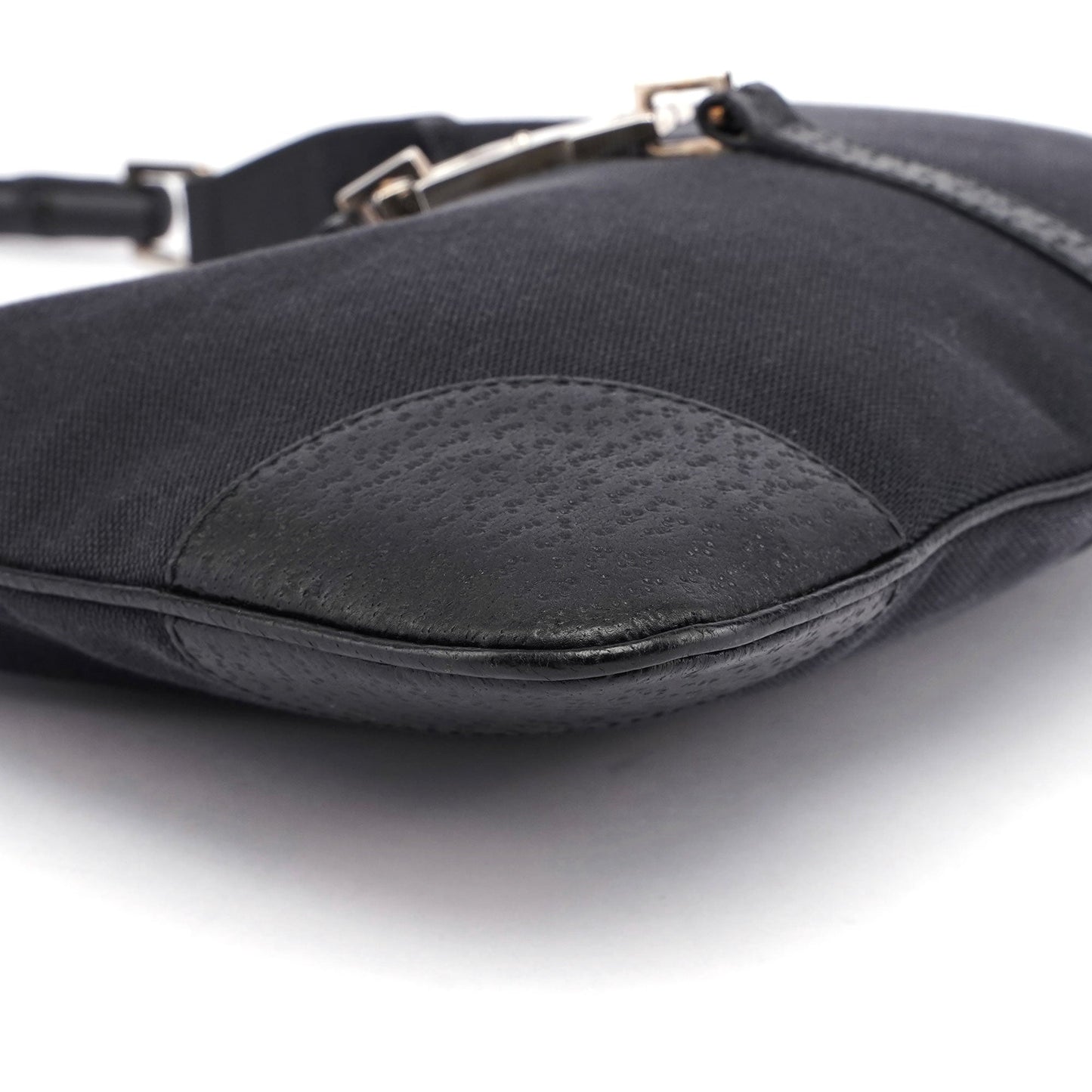 Black Jackie Bamboo Bag