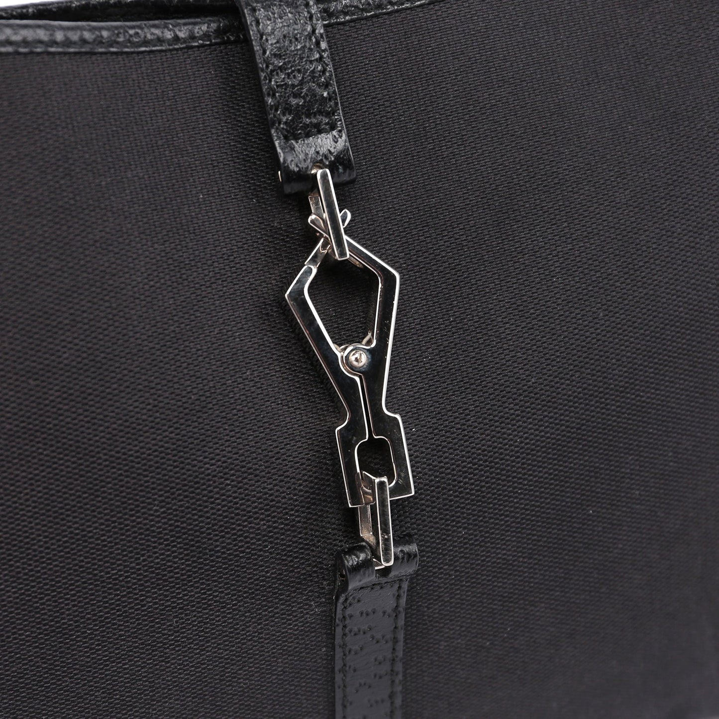 Black Jackie Bamboo Shoulder Bag