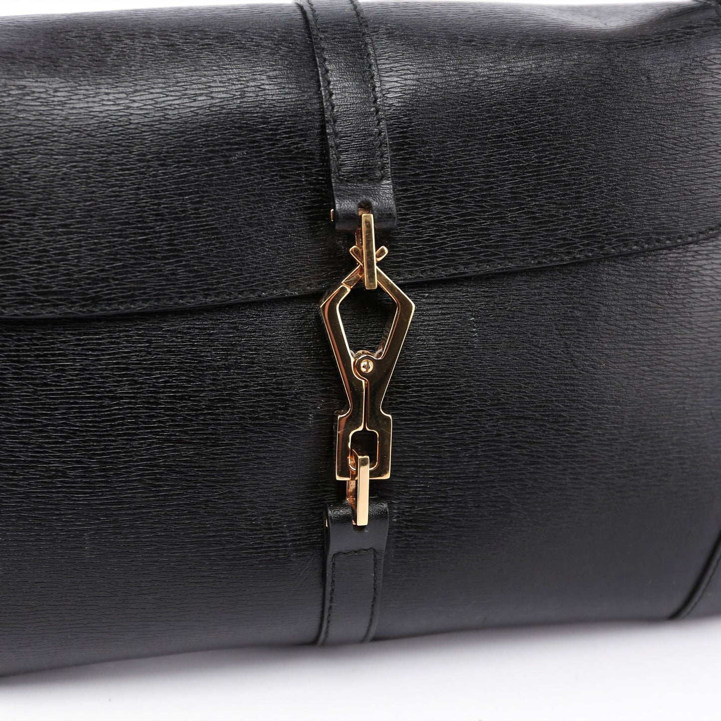 Black Jackie Bamboo Shoulder Bag