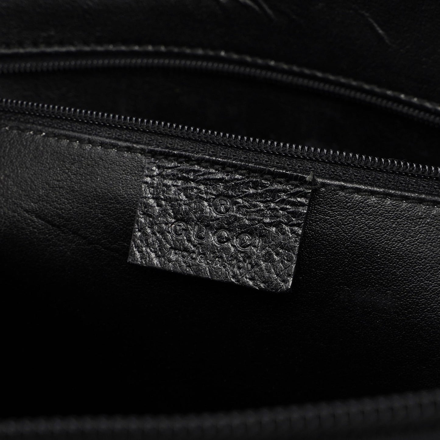 Black Leather Bamboo 2-Way Tote