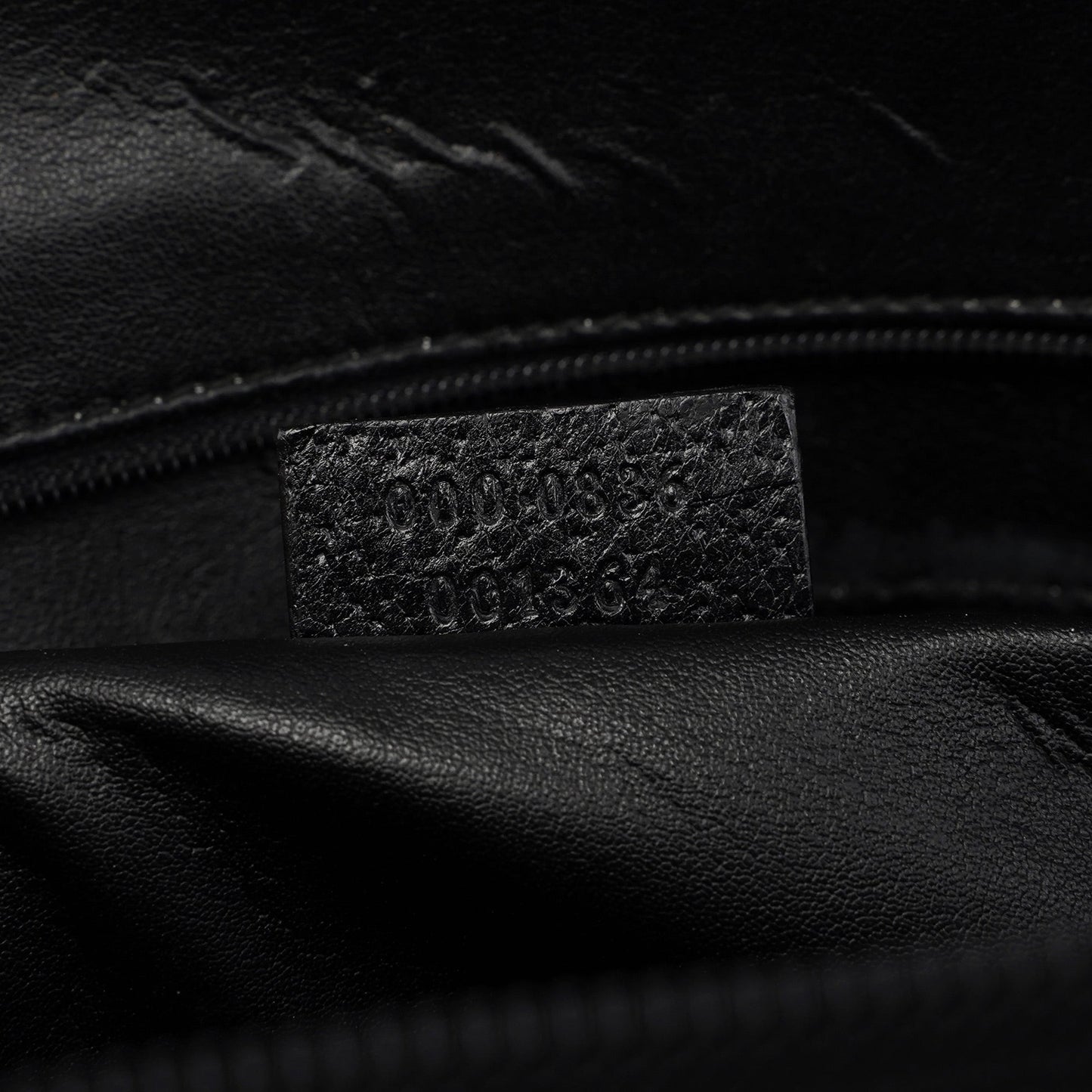 Black Leather Bamboo 2-Way Tote