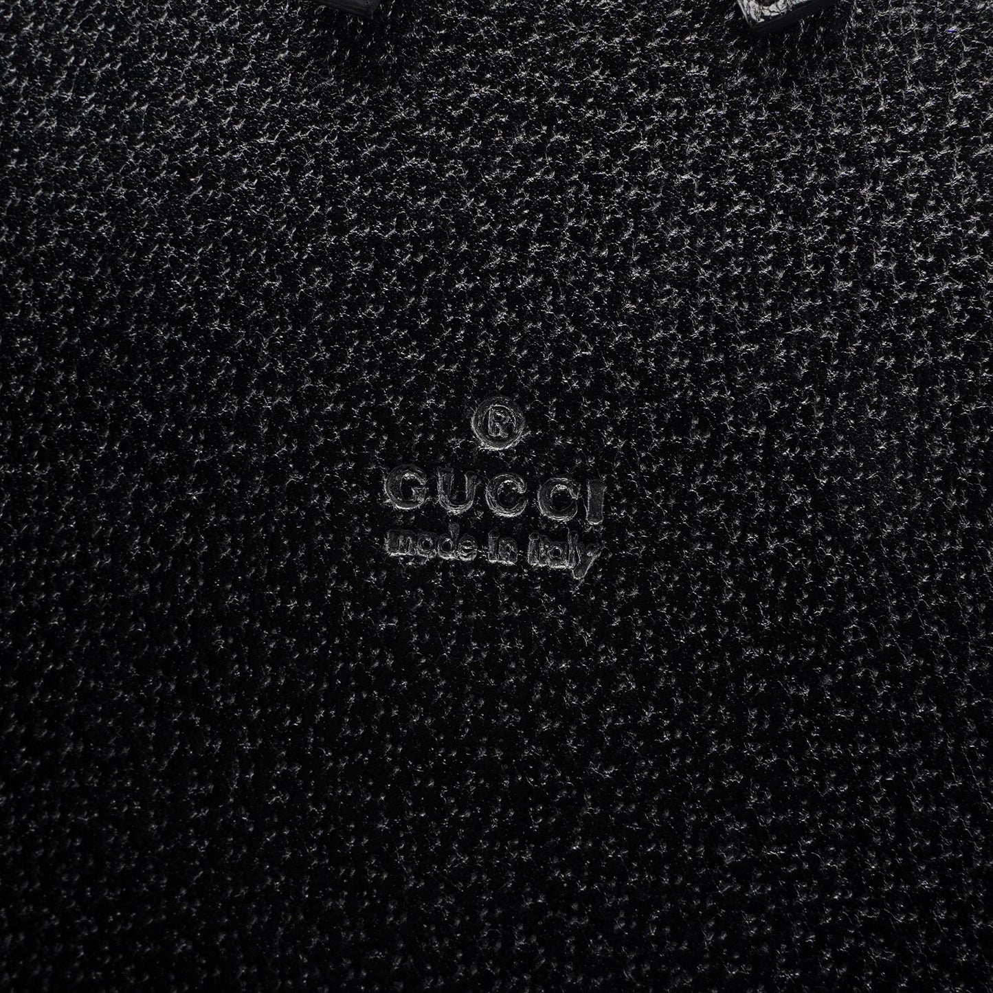 Black Leather Bamboo 2-Way Tote