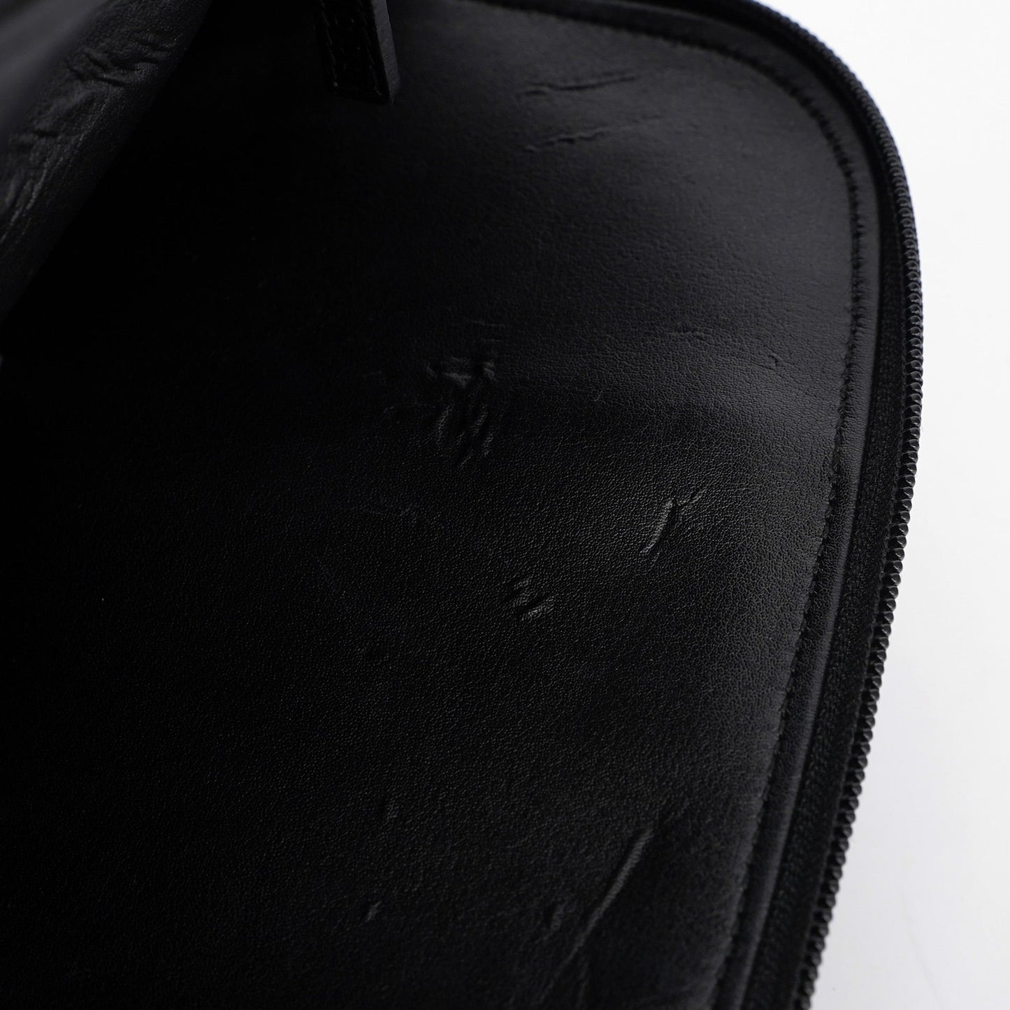 Black Leather Bamboo 2-Way Tote