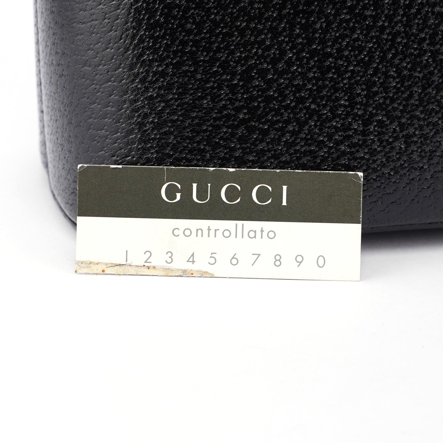 Black Leather Bamboo 2-Way Tote