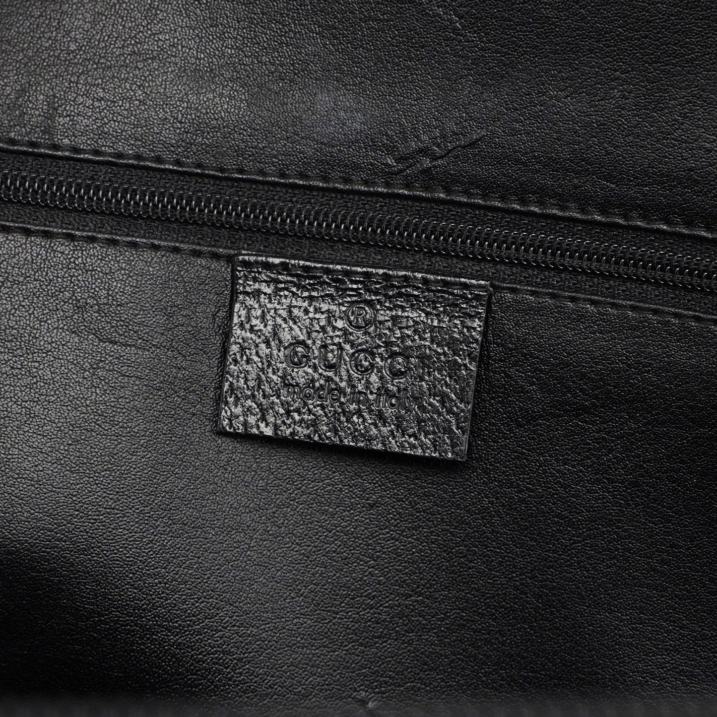 Black Leather Bamboo 2-Way Tote