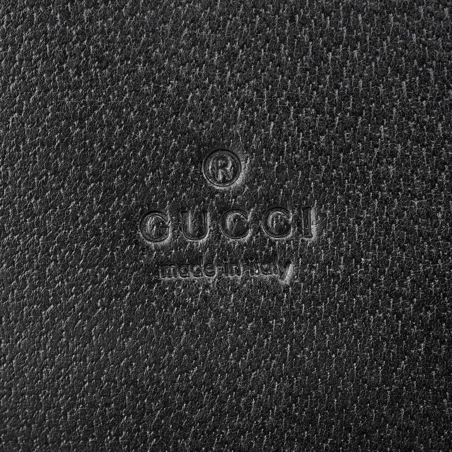 Black Leather Bamboo 2-Way Tote Bag