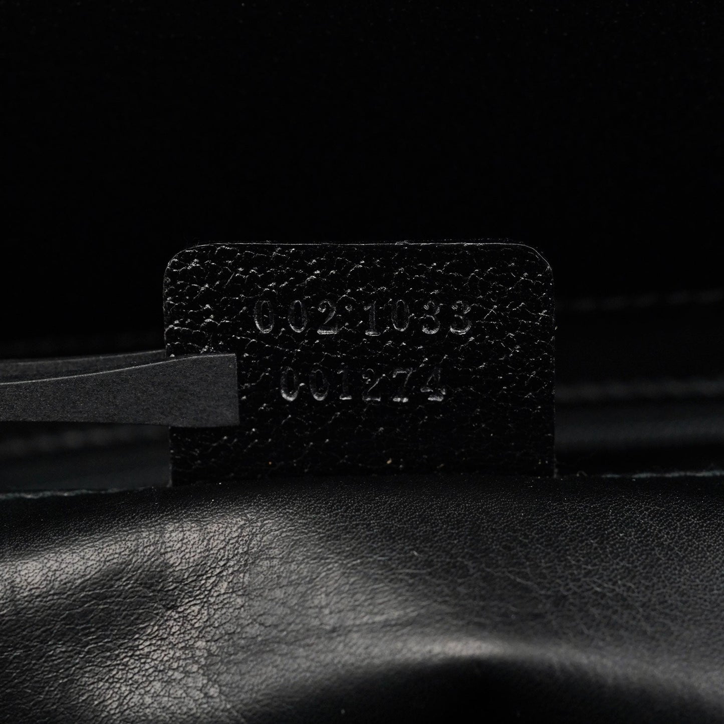 Black Leather Bamboo 2-Way Tote Bag