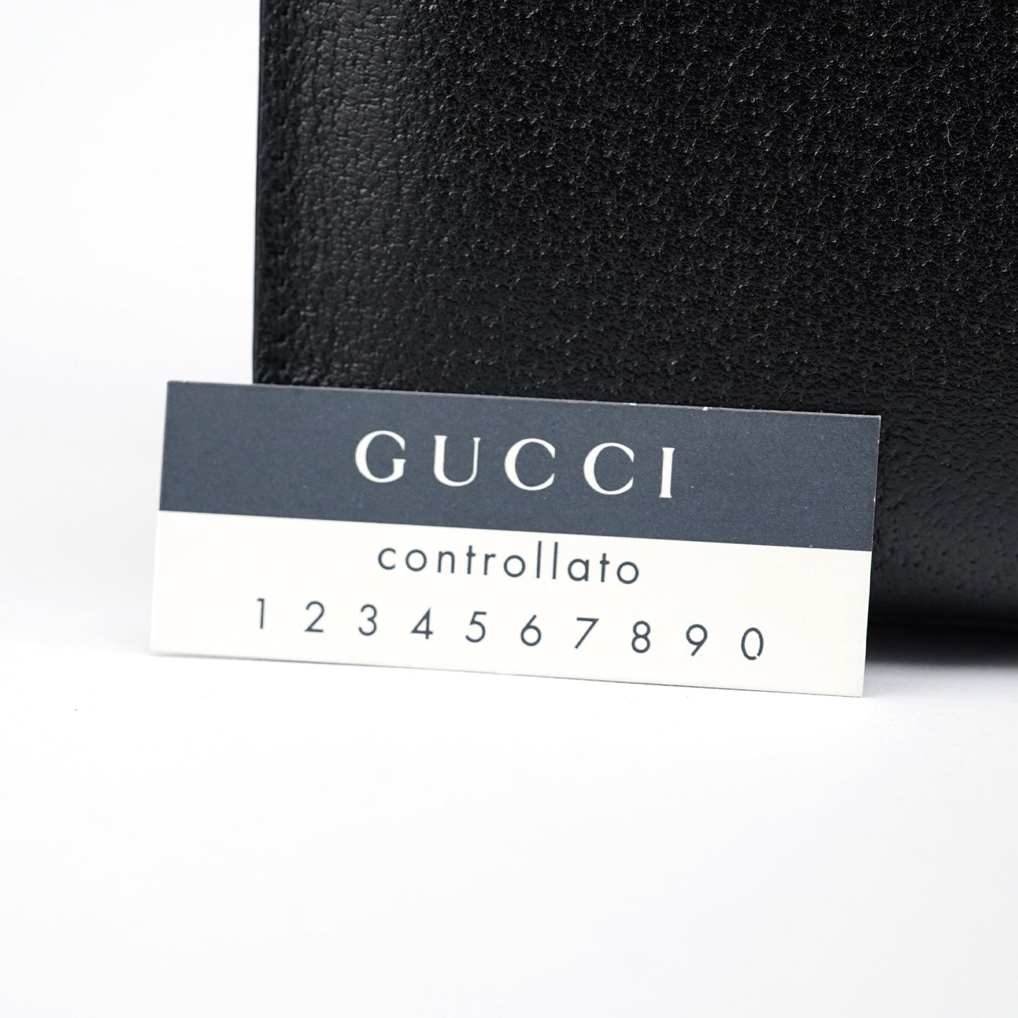 Black Leather Bamboo 2-Way Tote Bag