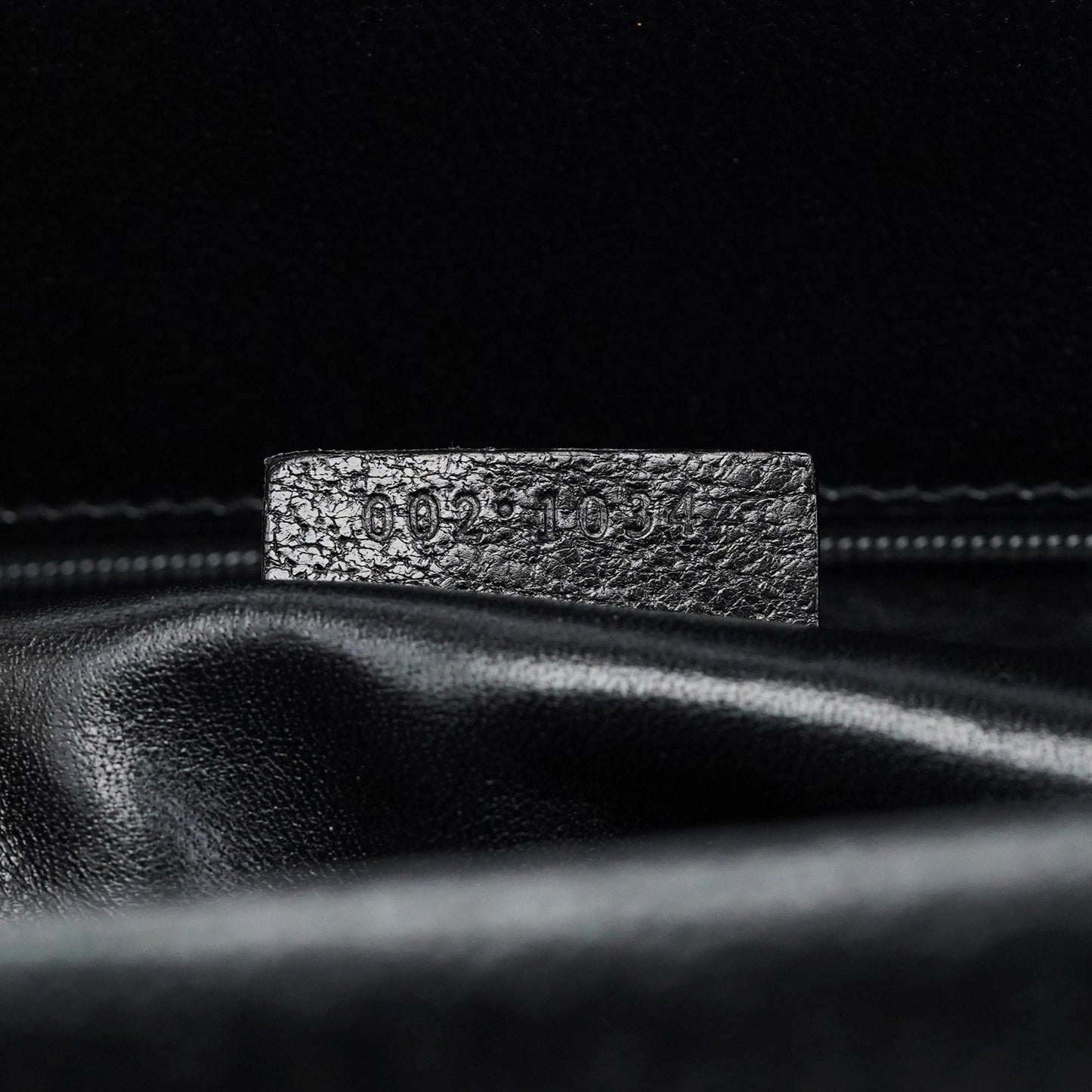 Black Leather Bamboo 2-Way Tote Bag