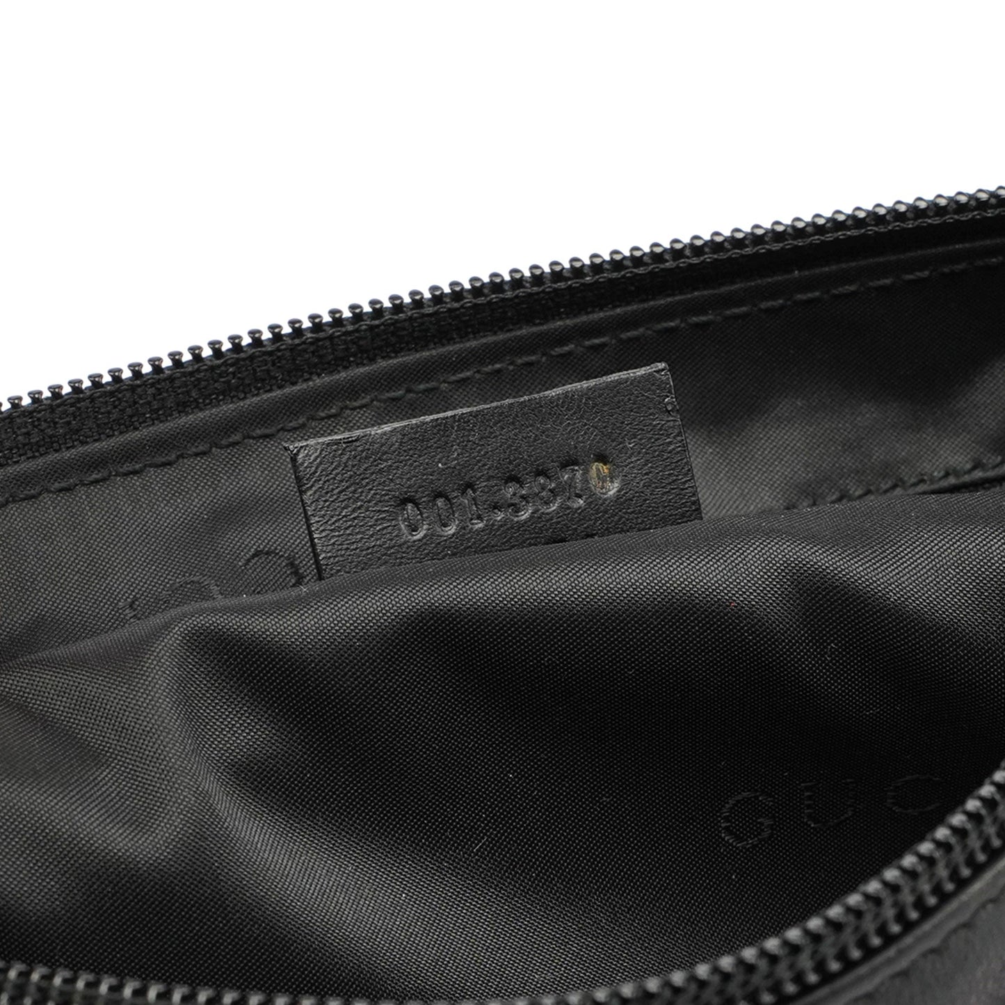 Black Leather Bamboo Hobo Bag