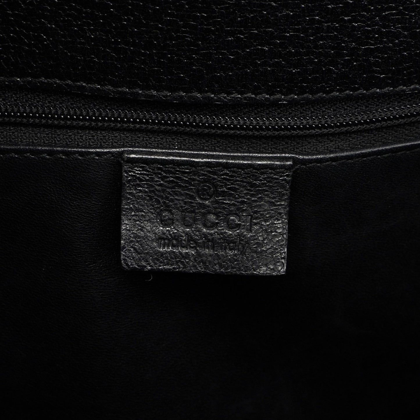 Black Leather Bamboo Tote 2-Way