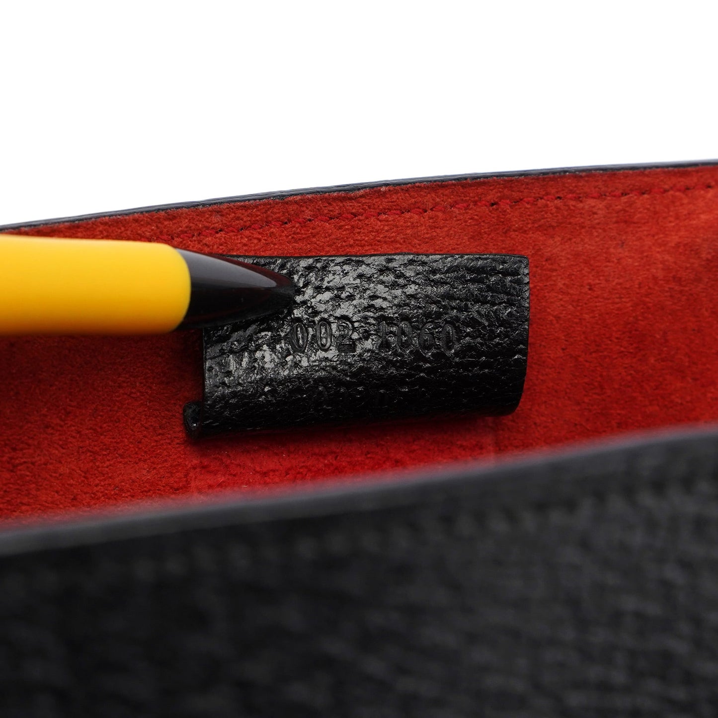 Black Leather Bamboo Tote