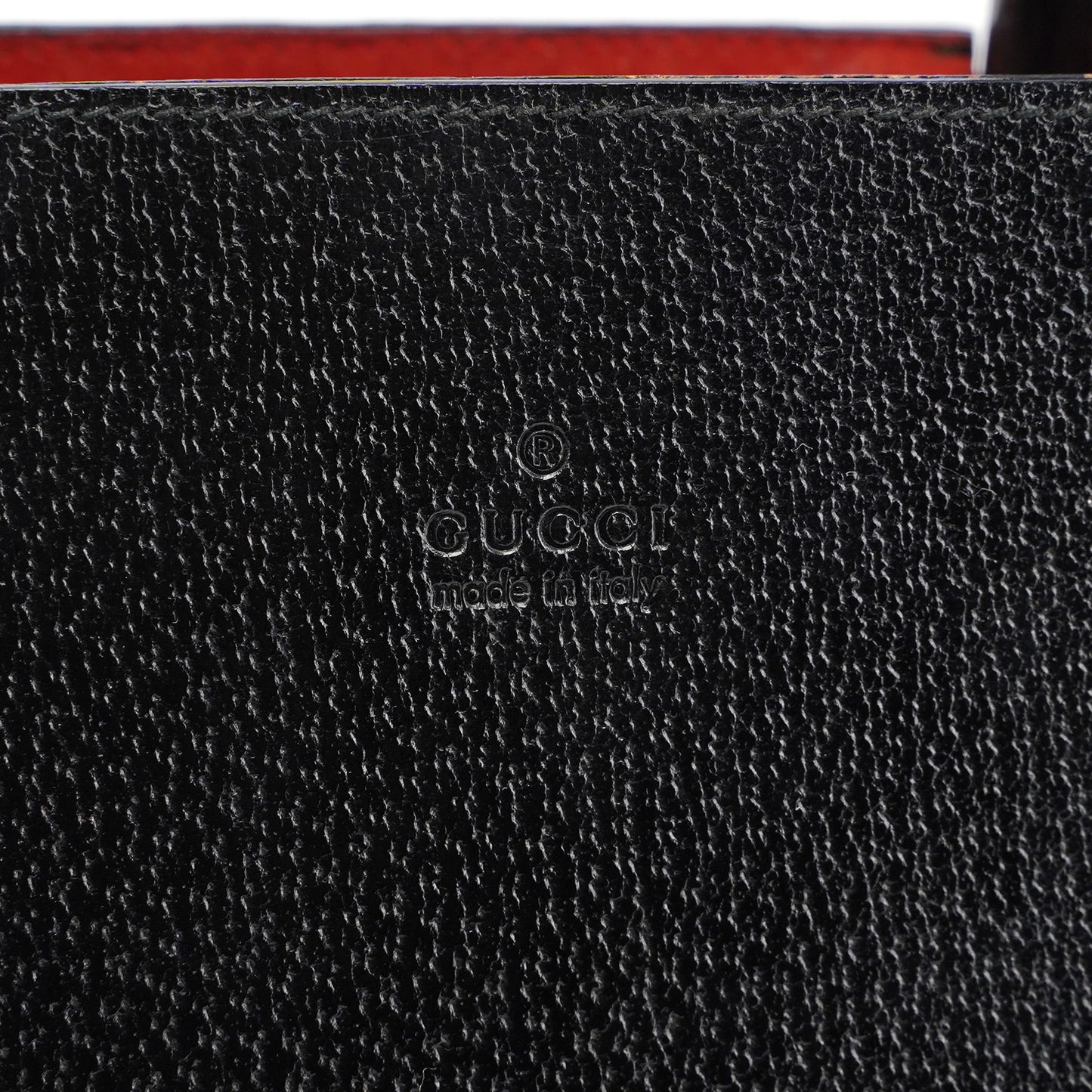 Black Leather Bamboo Tote