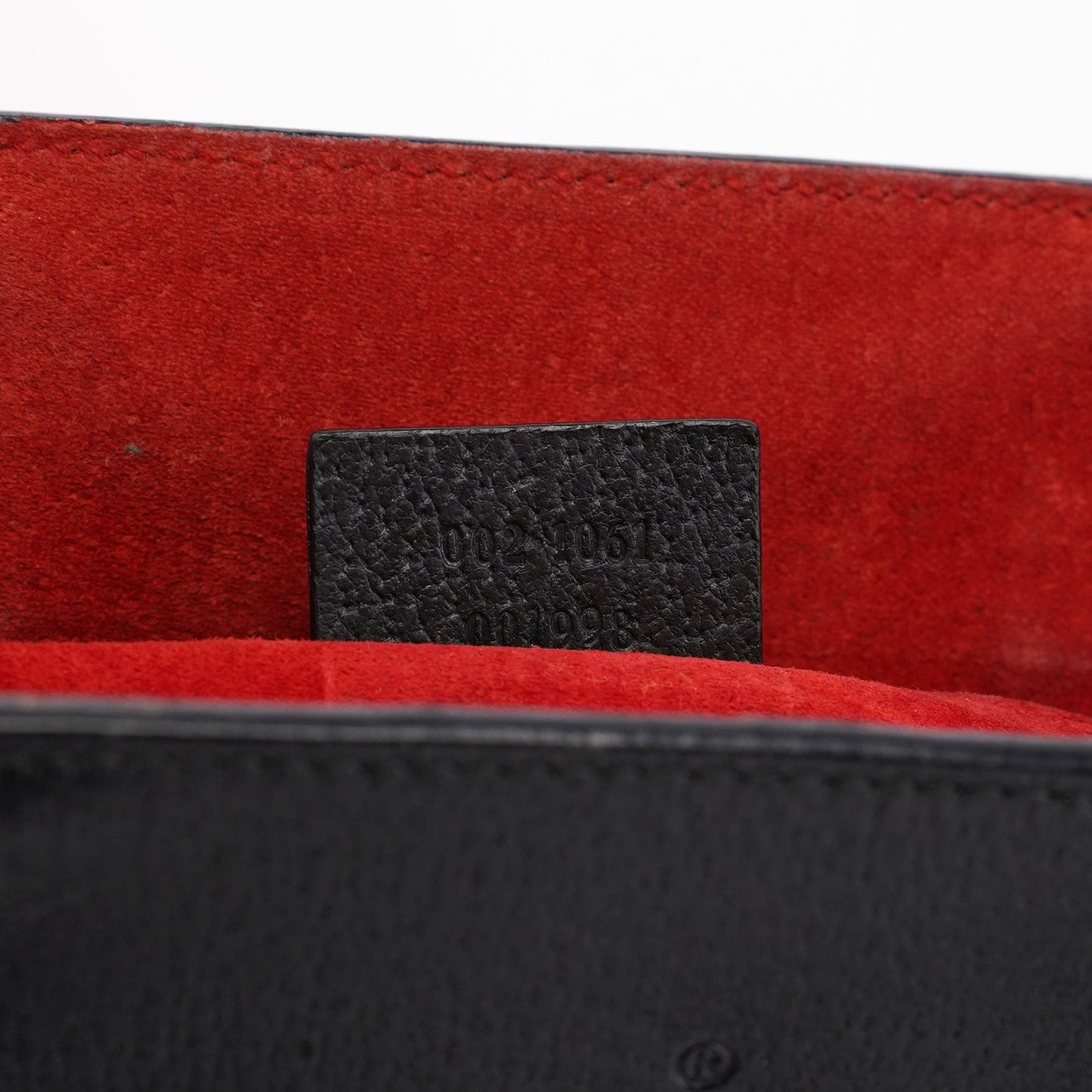 Black Leather Bamboo Tote