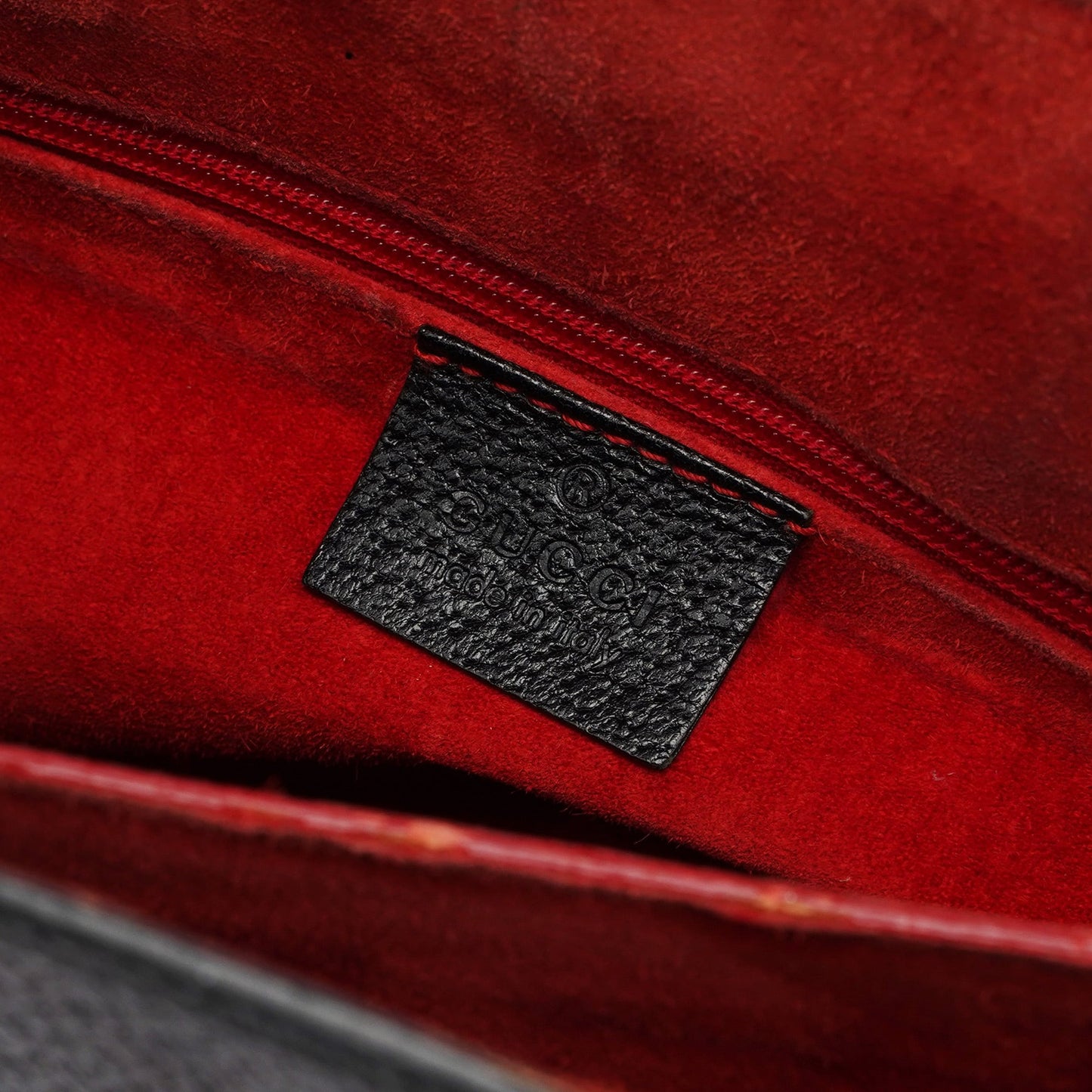 Black Leather Bamboo Tote