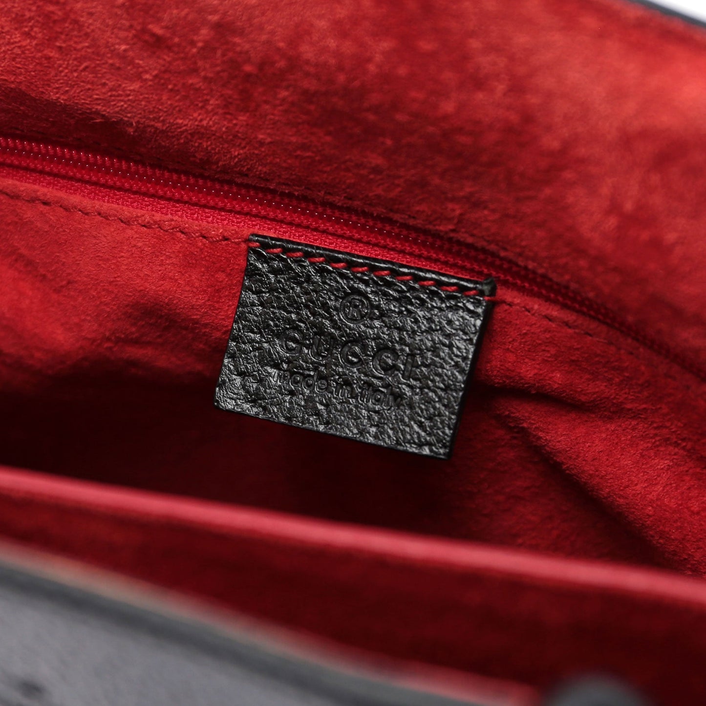 Black Leather Bamboo Tote Bag