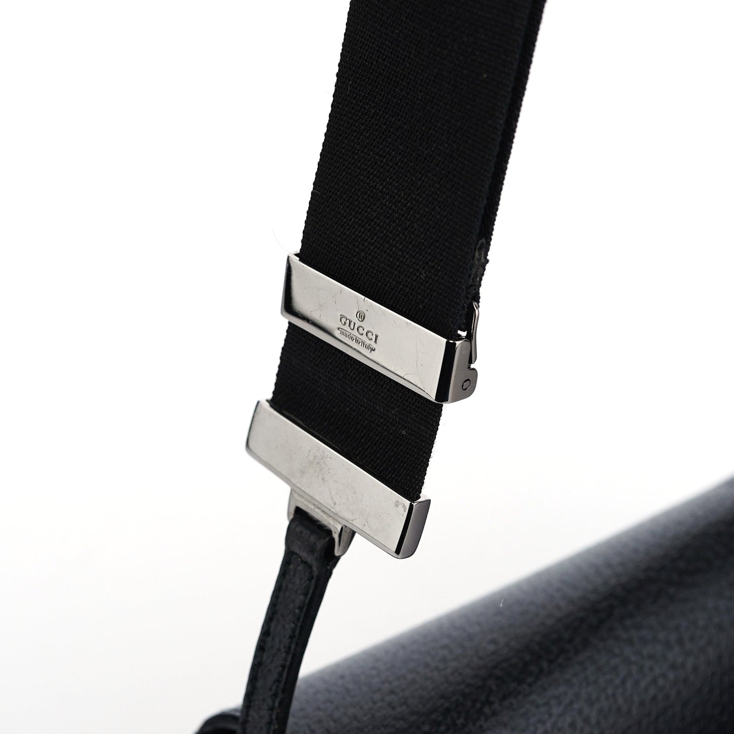 Black Leather Crossbody Shoulder Bag