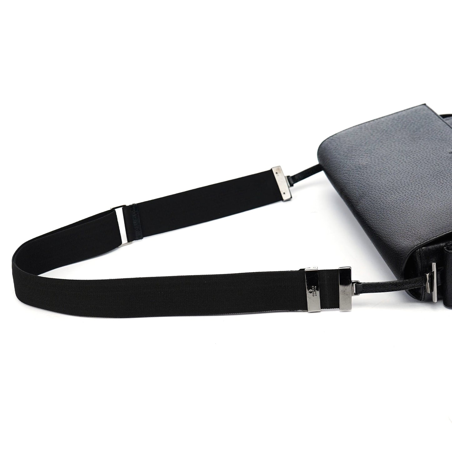 Black Leather Crossbody Shoulder Bag