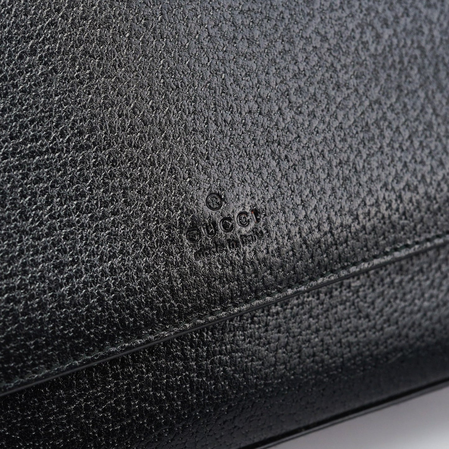 Black Leather Crossbody Shoulder Bag