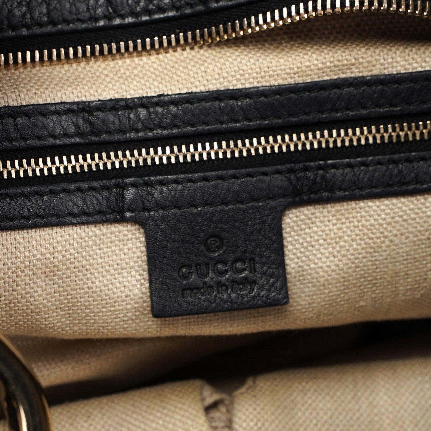 Black Leather Hobo Bag