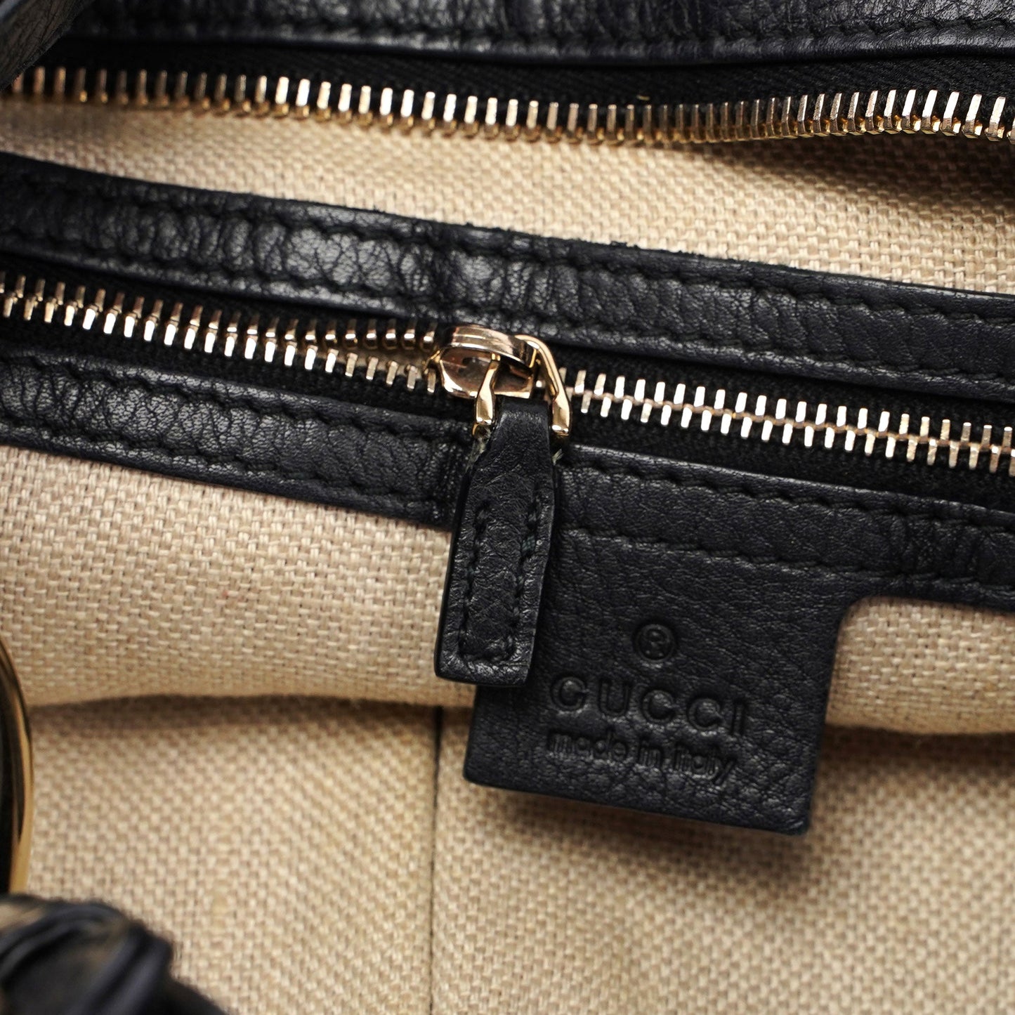 Black Leather Hobo Bag