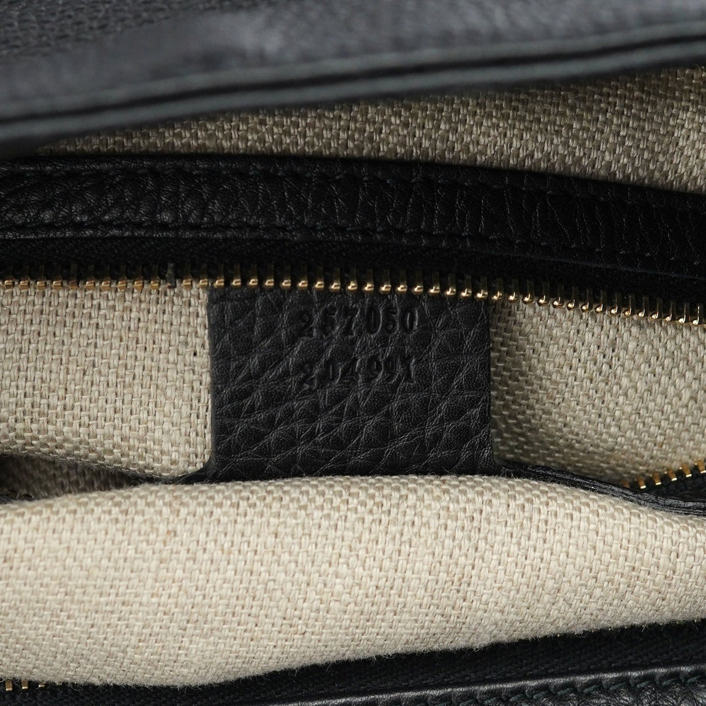 Black Leather Hobo Shoulder Bag