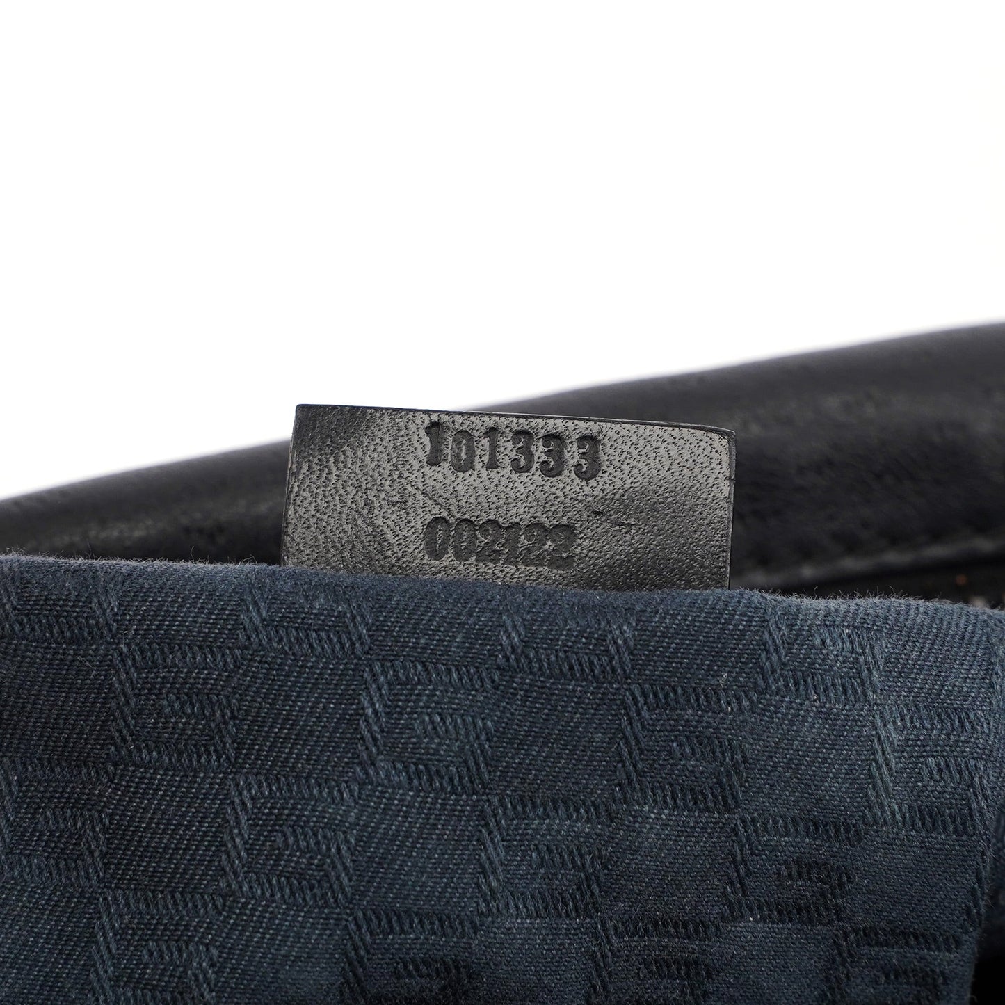 Black Leather Hobo Shoulder Bag