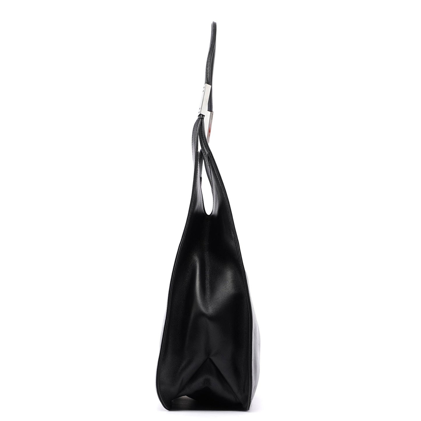 Black Leather Shoulder Bag