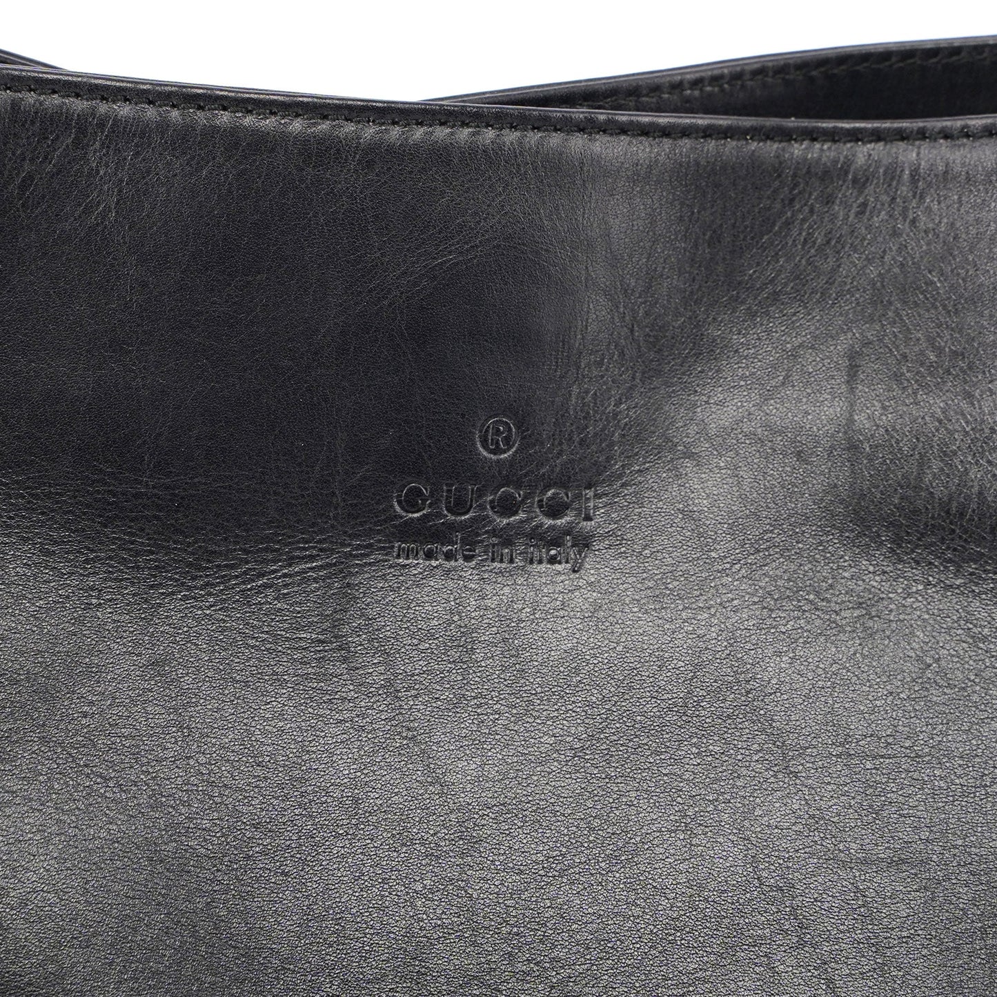 Black Leather Shoulder Bag